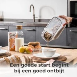 Stosh Voorraadpotten - Voorraadbussen - Vershouddoos - 4 Stuks - 4.0L - BPA Vrij - Kunststof 14 Stosh Voorraadpotten - Voorraadbussen - Vershouddoos - 4 Stuks - 4.0L - BPA Vrij - Kunststof -Mepal shop 1200x1200 1850