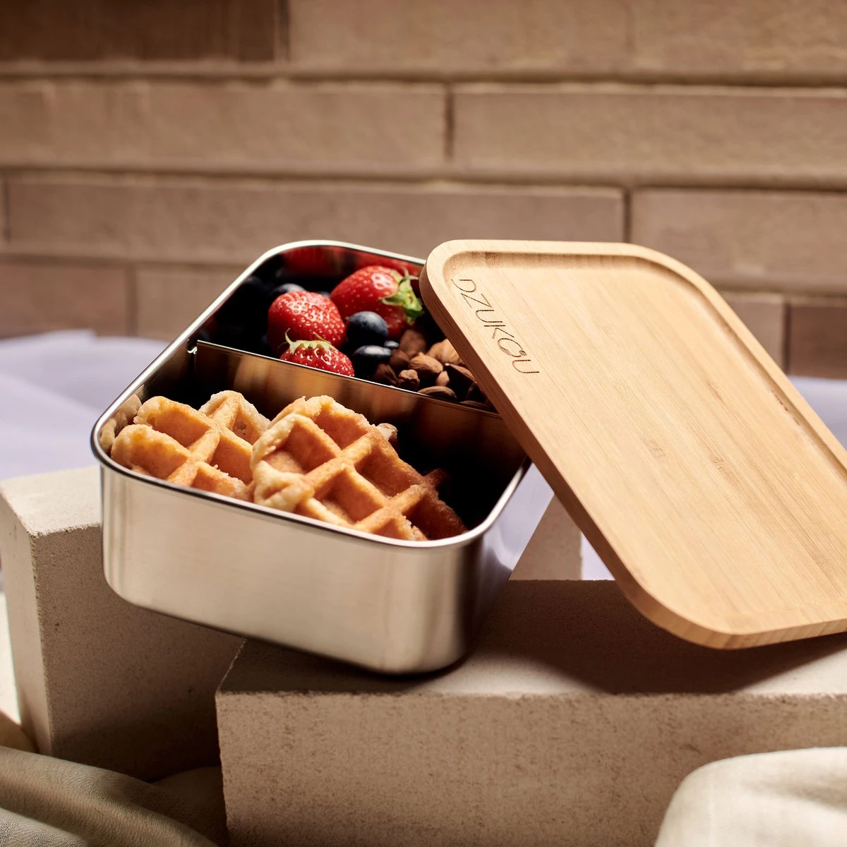 Dzukou Jim Corbett – RVS Lunchbox - Volwassenen - Met Vakjes - 1200 Ml 4 Dzukou Jim Corbett – RVS Lunchbox - Volwassenen - Met Vakjes - 1200 Ml - Afbeelding 2