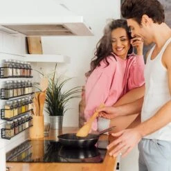 Kruidenrek Ophangbaar Kruidenpotjes Wandrek Organizer Keuken Accessoires - Zwart - Geschikt Voor Bijna Alle Kruidenpotjes -Mepal shop 1200x1200 1881