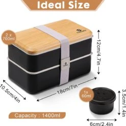 Sinnsally Bento Box Japans Voor Volwassenen/kinderen, Lunchbox Met Vakken, E Lunchboxen, Foodbox, Snackbox Met Onderverdelingen, Snackbox, Lunchsaladebox To Go -Mepal shop 1200x1200 1910