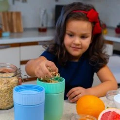 Coninx Yoghurtbeker To Go - Muesli Beker To Go - Lunchbeker - Mueslibeker 640ml ( 450ml+190ml ) - Blauw -Mepal shop 1200x1200 1938