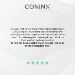 Coninx Yoghurtbeker To Go - Muesli Beker To Go - Lunchbeker - Mueslibeker 640ml ( 450ml+190ml ) - Blauw -Mepal shop 1200x1200 1942