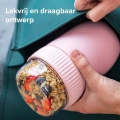 Coninx Thermos Lunchbox - Muesli Beker To Go - Isoleer Lunchpot - Yoghurtbeker To Go - Mueslibeker 840ml (600ml+240ml) - RVS / Roze 22 Coninx Thermos Lunchbox - Muesli Beker To Go - Isoleer Lunchpot - Yoghurtbeker To Go - Mueslibeker 840ml (600ml+240ml) - RVS / Roze -Mepal shop 1200x1200 1993