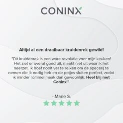 Coninx Kruidenrek Staand - Draaiend Kruidenrek Met Glazen Potjes - Kruidencarrousel Draaibaar - 8 Kruidenpotjes - Wit / RVS 20 Coninx Kruidenrek Staand - Draaiend Kruidenrek Met Glazen Potjes - Kruidencarrousel Draaibaar - 8 Kruidenpotjes - Wit / RVS -Mepal shop 1200x1200 2015