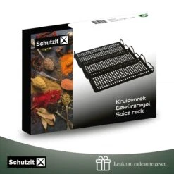 Schutzit - Kruidenrek Lade - Metaal - Zwart - 3 Lagen - Kruiden Organizer Liggend Ladeinzet -Mepal shop 1200x1200 2116