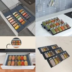 Kitchenful Kruidenrek Lade - Kruiden Organiser - 6 Stuks - Zwart - Verstelbaar - Metaal - Kruiden Opberger 21 Kitchenful Kruidenrek Lade - Kruiden Organiser - 6 Stuks - Zwart - Verstelbaar - Metaal - Kruiden Opberger -Mepal shop 1200x1200 2126