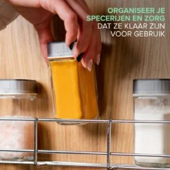 Merkloos Coninx Kruidenrek KR3000 - Ophangbaar - 32 Kruidenpotjes - 4 Laags -Mepal shop 1200x1200 2151