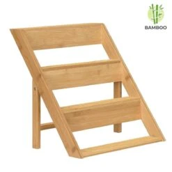 Merkloos Decopatent® Kruidenrekje Staand - Kruidenrek Voor 16 Tot 20 Kruidenpotjes - Hout - 4 Laags -Mepal shop 1200x1200 2164