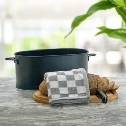 Broodtrommel Met Snijplank - Broodbox - Brood Bewaren - Zwart -Mepal shop 1200x1200 2219