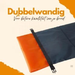 Herbruikbare Broodzak - Brooddoos - Broodbak - Voor Zelfgebakken Brood - Dubbele Voering - 10 Herbruikbare Broodzak - Brooddoos - Broodbak - Voor Zelfgebakken Brood - Dubbele Voering - -Mepal shop 1200x1200 2353