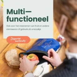 BROODNODIG® - Herbruikbare Boterhamzak - Van 100% Gerecyclede PET-flessen - Ideaal Als Diepvrieszakjes - Lunchzak - Herbruikbaar Boterhamzakje - Foodwrap - Lunchbox - 30x20cm - Pastel Groen -Mepal shop 1200x1200 2368