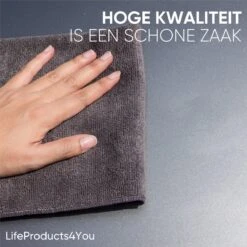 LifeProducts4You Microvezeldoekjes - Vaatdoek - Raamdoeken - Schoonmaakdoekjes - Raamdoeken Streepvrij - Microvezeldoeken - Reinigingsdoekjes - Spiegeldoeken - Autodroog Doek - Auto Schoonmaak Producten - 30 X 30 Cm - 7 Stuks -Mepal shop 1200x1200 240