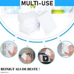 20X Wonderspons - Melamine Spons - Super Spons – Schoonmaakspons - De Beste Vlekkenverwijderaar – Wonder Spons - Schoonmaaktip - Haalt Alle Kleine En Grote Vlekken Weg - Monvelli -Mepal shop 1200x1200 283