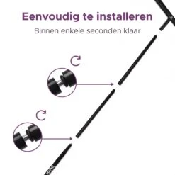 MAYMS® Vloerwisser Badkamer - Vloertrekker - Vloertrekker Met Steel - Floor Wiper - Aftrekker - RVS - Zwart - Design - Wisser - Vloerwisser Douche -Mepal shop 1200x1200 30