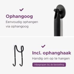 MAYMS® Vloerwisser Badkamer - Vloertrekker - Vloertrekker Met Steel - Floor Wiper - Aftrekker - RVS - Zwart - Design - Wisser - Vloerwisser Douche -Mepal shop 1200x1200 32