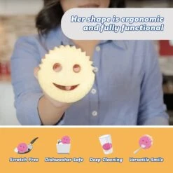 Scrub Daddy - Scrub Mommy Krasvrije Spons Dubbelzijdig Roze 25 Scrub Daddy - Scrub Mommy Krasvrije Spons Dubbelzijdig Roze -Mepal shop 1200x1200 367