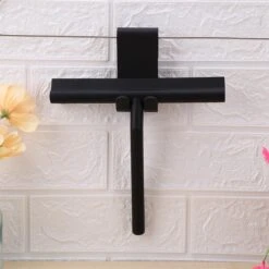 ATV PERFECTUM Douchewisser Zwart Met Ophangsysteem - Raamwisser- Trekker Douche - Silicone - 21cm X 16cm - Badkamer Accessoires - Douchewisser -Mepal shop 1200x1200 38