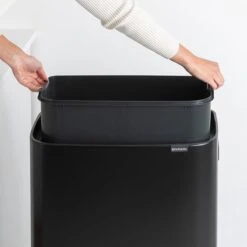Brabantia - Bo Touch Bin Hi 60 L Matt Black 23 Brabantia - Bo Touch Bin Hi 60 L Matt Black -Mepal shop 1200x1200 395