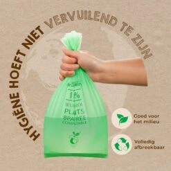 Biozakken 2/3 Liter 250 Stuks Biologisch Afbreekbare Afvalzakken – 26 X 29 Cm - 100% Composteerbare Vuilniszakken - Incl. Dispenser - Gft Afvalzakken -Mepal shop 1200x1200 404