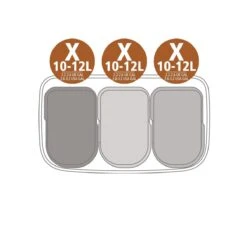 Brabantia Bo Prullenbak - 3 X 11 L - Matt Black -Mepal shop 1200x1200 417