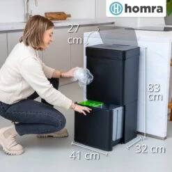 Homra Nexo Afvalscheiding Sensor Prullenbak Zwart 72 Liter - 3 Vakken - 2x12L+48L - Infrarood Sensor - Design Trio Afvalemmer - Afvalscheidingsprullenbak - Keuken Afvalemmer - Recycle Afvalbak - Hygiënisch - Kantoor Vuilbak - Elektrisch - Vuilnisbak 14 Homra Nexo Afvalscheiding Sensor Prullenbak Zwart 72 Liter - 3 Vakken - 2x12L+48L - Infrarood Sensor - Design Trio Afvalemmer - Afvalscheidingsprullenbak - Keuken Afvalemmer - Recycle Afvalbak - Hygiënisch - Kantoor Vuilbak - Elektrisch - Vuilnisbak -Mepal shop 1200x1200 452