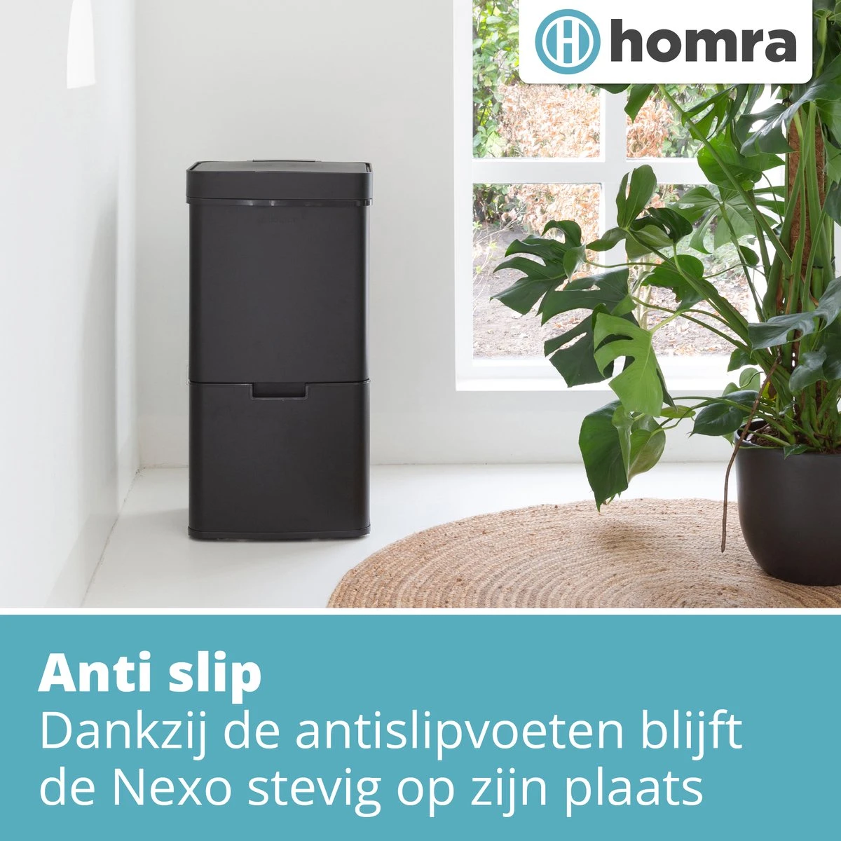 Homra Nexo Afvalscheiding Sensor Prullenbak Zwart 72 Liter - 3 Vakken - 2x12L+48L - Infrarood Sensor - Design Trio Afvalemmer - Afvalscheidingsprullenbak - Keuken Afvalemmer - Recycle Afvalbak - Hygiënisch - Kantoor Vuilbak - Elektrisch - Vuilnisbak 10 Homra Nexo Afvalscheiding Sensor Prullenbak Zwart 72 Liter - 3 Vakken - 2x12L+48L - Infrarood Sensor - Design Trio Afvalemmer - Afvalscheidingsprullenbak - Keuken Afvalemmer - Recycle Afvalbak - Hygiënisch - Kantoor Vuilbak - Elektrisch - Vuilnisbak - Afbeelding 8