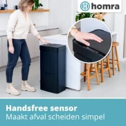 Homra Nexo Afvalscheiding Sensor Prullenbak Zwart 72 Liter - 3 Vakken - 2x12L+48L - Infrarood Sensor - Design Trio Afvalemmer - Afvalscheidingsprullenbak - Keuken Afvalemmer - Recycle Afvalbak - Hygiënisch - Kantoor Vuilbak - Elektrisch - Vuilnisbak 19 Homra Nexo Afvalscheiding Sensor Prullenbak Zwart 72 Liter - 3 Vakken - 2x12L+48L - Infrarood Sensor - Design Trio Afvalemmer - Afvalscheidingsprullenbak - Keuken Afvalemmer - Recycle Afvalbak - Hygiënisch - Kantoor Vuilbak - Elektrisch - Vuilnisbak -Mepal shop 1200x1200 456