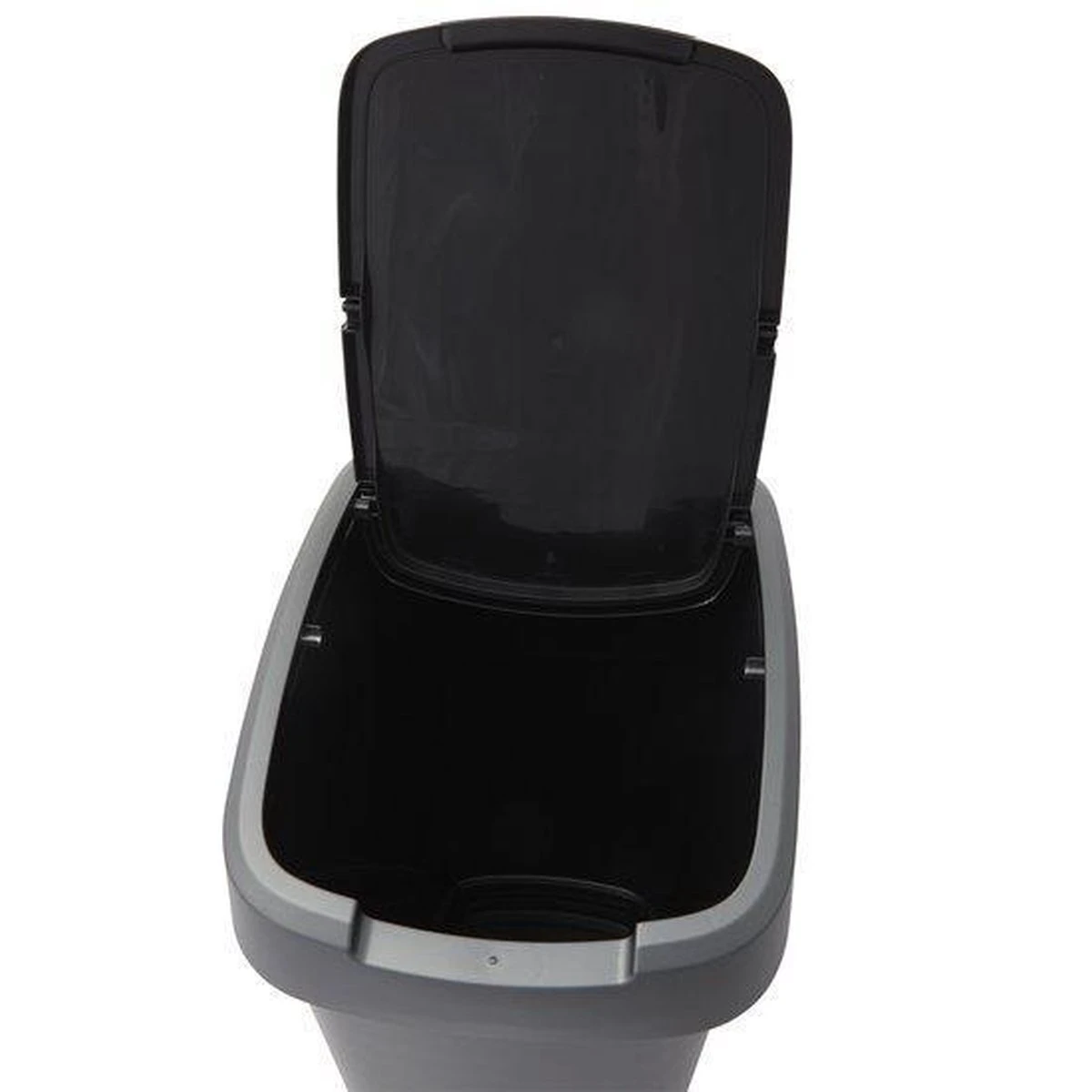 Rotho Twist Afvalbak - 25L - 47cm - Antraciet 5 Rotho Twist Afvalbak - 25L - 47cm - Antraciet - Afbeelding 3