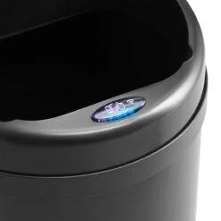 Monzana Prullenbak 56 Liter Inhoud - Met Sensor - RVS Zwart -Mepal shop 1200x1200 492