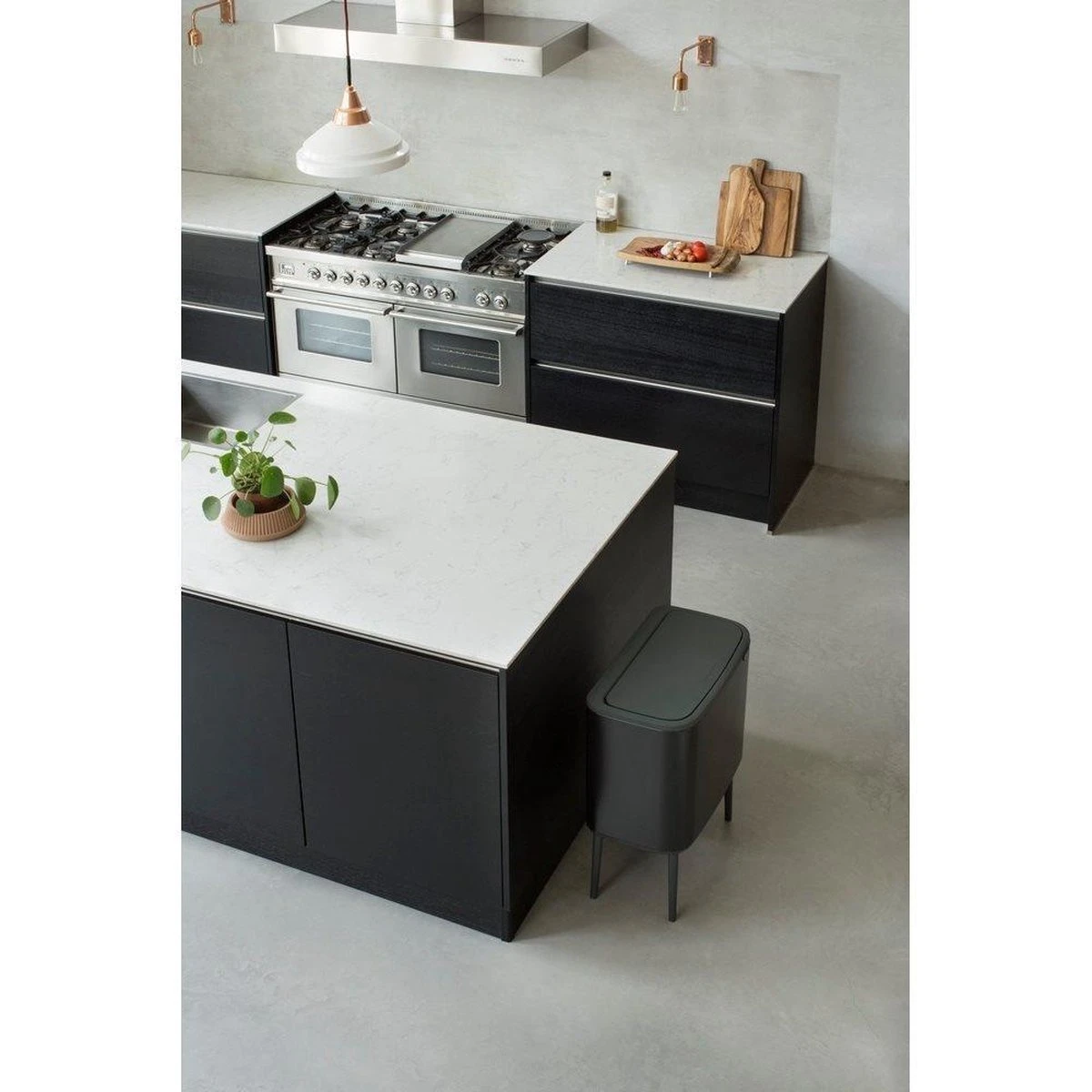 Brabantia Bo Touch Bin 11+23 Liter - Mat Zwart - 6 Brabantia Bo Touch Bin 11+23 Liter - Mat Zwart - - Afbeelding 4