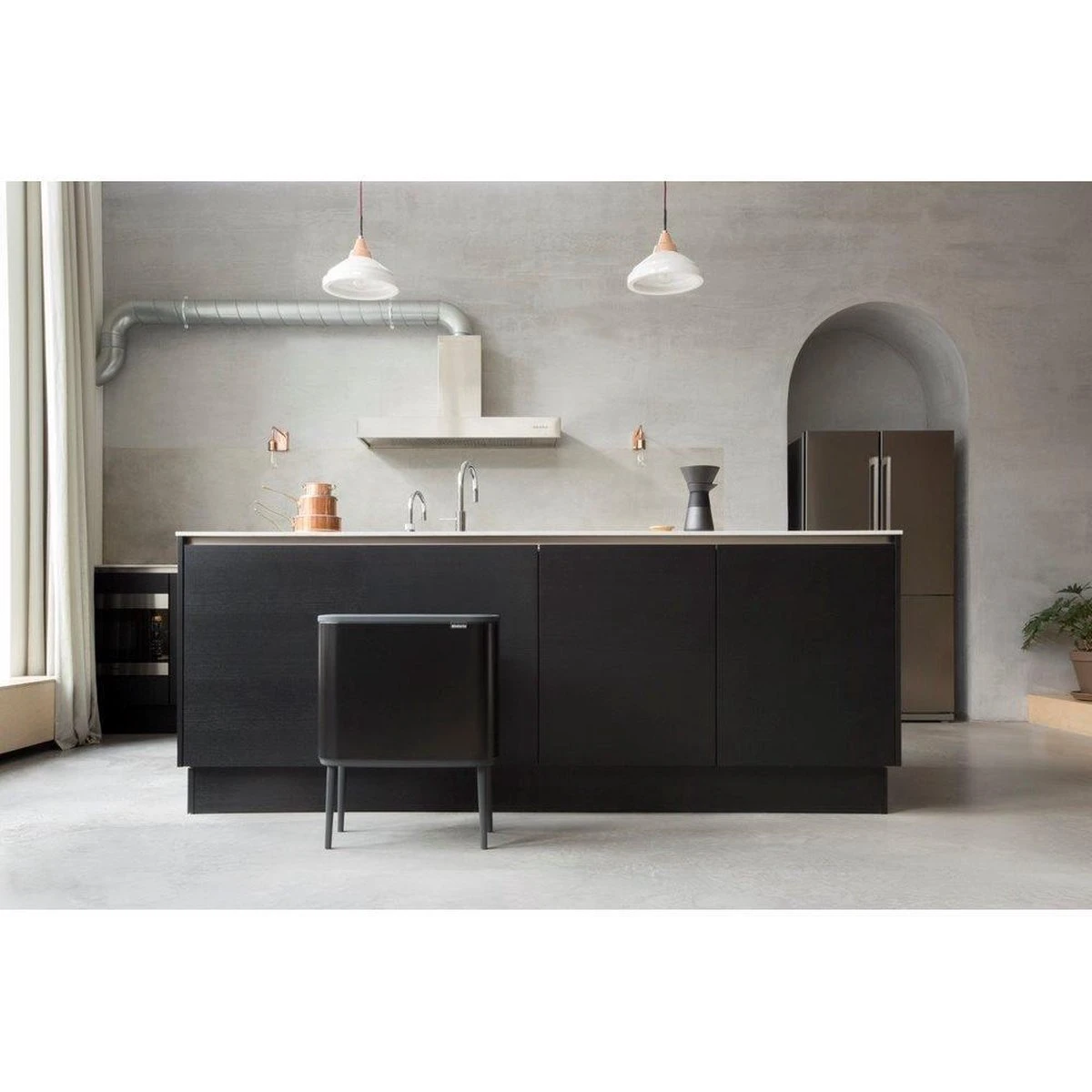 Brabantia Bo Touch Bin 11+23 Liter - Mat Zwart - 8 Brabantia Bo Touch Bin 11+23 Liter - Mat Zwart - - Afbeelding 6