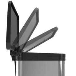 Hailo Öko Trio Plus Prullenbak - 3 X 9L - Zilver -Mepal shop 1200x1200 521