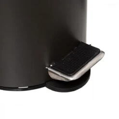 5Five - Prullenbak/pedaalemmer Zwart Metaal 3 Liter - 17 X 24 Cm - Voor Badkamer En Toilet -Mepal shop 1200x1200 524