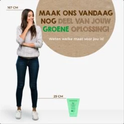 Biozakken 2/3 Liter 100 Stuks Biologisch Afbreekbare Afvalzakken – 26 X 29 Cm - 100% Composteerbare Vuilniszakken - Incl. Dispenser - Gft Afvalzakken 17 Biozakken 2/3 Liter 100 Stuks Biologisch Afbreekbare Afvalzakken – 26 X 29 Cm - 100% Composteerbare Vuilniszakken - Incl. Dispenser - Gft Afvalzakken -Mepal shop 1200x1200 532