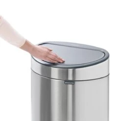 Brabantia Touch Bin Prullenbak - 40 L - Matt Steel Fingerprint Proof -Mepal shop 1200x1200 554