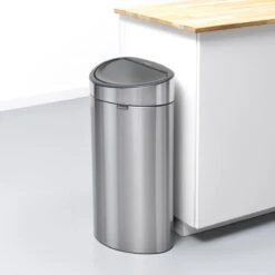 Brabantia Touch Bin Prullenbak - 40 L - Matt Steel Fingerprint Proof -Mepal shop 1200x1200 555
