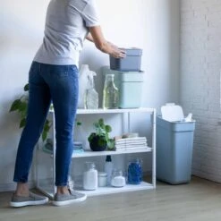 Curver Ready To Collect Prullenbak 30L - Blauw/Lichtgrijs -Mepal shop 1200x1200 573