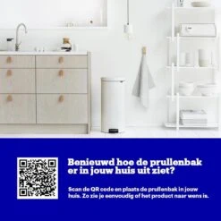 Brabantia NewIcon Prullenbak - 30 L - White -Mepal shop 1200x1200 728