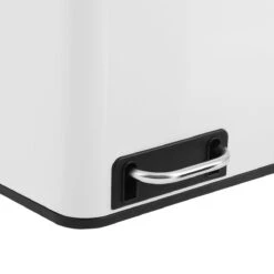 Hoppa! Keukenafvalbak, Afvalscheidingssysteem, 3 X 18L, 3 Vakken Pedaalemmer, Afvalbak, Softclose, Met Voetpedalen, Kunststof Binnenemmers En Handgrepen, Wit -Mepal shop 1200x1200 740