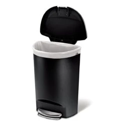 Simplehuman Semi-Round Prullenbak - 50 L - RVS - Grijs -Mepal shop 1200x1200 787