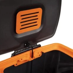 Pedaalemmer RVS 50 Liter - Prullenbak Met Pedaal Homra KONIQ - 50L Zilver - Automatische Lucht Filter - Odor Control Filter - Softclose Deksel - Design Afvalemmer - Duurzaam Vingerafdrukvrij En Vuilafstotend RVS - Keuken En Kantoor Vuilbak -Mepal shop 1200x1200 830