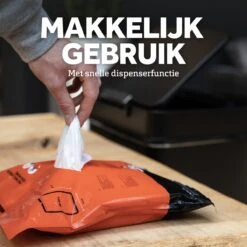 BagFitter Rood A 35L Tot 60L Vuilniszak Met Trekband Van 100% Gerecycled Plastic - 78cm X 50cm - 30 Stuks - 35-60 Liter - Vuilniszakken - Afvalzakken - Prullenbakzakken Geschikt Voor O.a. Homra Nexo -Mepal shop 1200x1200 833