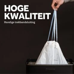 BagFitter Blauw C 18L Tot 20L Vuilniszak Met Trekband Van 100% Gerecycled Plastic - 68cm X 46cm - 30 Stuks - 18-20 Liter - Vuilniszakken - Afvalzakken - Prullenbakzakken Geschikt Voor O.a. Homra Sparq, Maxer En Stephs -Mepal shop 1200x1200 845