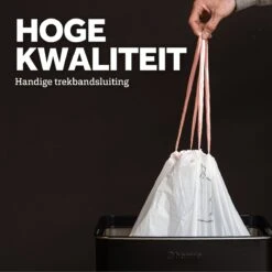 BagFitter Roze B 50L Vuilniszak Met Trekband Van 100% Gerecycled Plastic - 75cm X 61cm - 30 Stuks - 50 Liter - Vuilniszakken - Afvalzakken - Prullenbakzakken Geschikt Voor O.a. Homra Lux En StangVollby Mandal -Mepal shop 1200x1200 902
