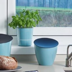 Mepal – Afvalbakje Calypso – Afvalbakje Voor Op Het Aanrecht - 2.2 Liter – Nordic Green – Grote Vulopening – Gemakkelijk Te Reinigen -Mepal shop 1200x1200 938