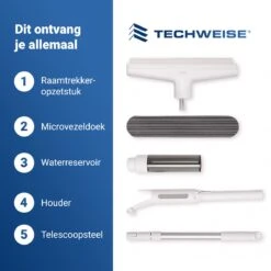 4-in-1 Raamwisser Met Telescoopsteel En Spray-functie - 110cm - Ramenwasser - Ramenwisser -Mepal shop 1200x1200 95