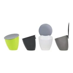 Mepal - Afvalbakje Calypso - Afvalbakje Voor Op Het Aanrecht - 2.2 Liter - Zwart - Grote Vulopening - Gemakkelijk Te Reinigeren -Mepal shop 1200x1200 955