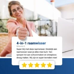 4-in-1 Raamwisser Met Telescoopsteel En Spray-functie - 110cm - Ramenwasser - Ramenwisser -Mepal shop 1200x1200 96