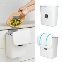 9L Prullenbak – Hangen Of Staan – Aanrecht Afvalbakje – GFT Afvalbak – Wit - Goed Sluitende Deksel - Geen Geur En Fruitvliegen - Afvalscheiding 17 9L Prullenbak – Hangen Of Staan – Aanrecht Afvalbakje – GFT Afvalbak – Wit - Goed Sluitende Deksel - Geen Geur En Fruitvliegen - Afvalscheiding -Mepal shop 1200x1200 965