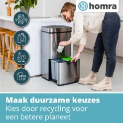Nexo Prullenbak Afvalscheiding 3 Vakken - 72 Liter (2x12+48L) Met Infrarood Sensor Homra- Design Trio Afvalemmer RVS - Afvalscheidingsprullenbak - Keuken Afvalemmer - Recycle Afvalbak Zilver - Hygiënisch - Kantoor Vuilbak - Elektrisch - Vuilnisbakken 13 Nexo Prullenbak Afvalscheiding 3 Vakken - 72 Liter (2x12+48L) Met Infrarood Sensor Homra- Design Trio Afvalemmer RVS - Afvalscheidingsprullenbak - Keuken Afvalemmer - Recycle Afvalbak Zilver - Hygiënisch - Kantoor Vuilbak - Elektrisch - Vuilnisbakken -Mepal shop 1200x1200 979